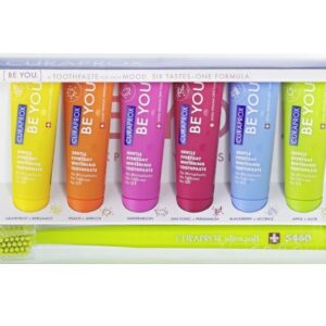 Curaprox Be you six taste pack med tandbørste